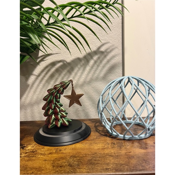 3D printed Christmas tree decor holiday gift